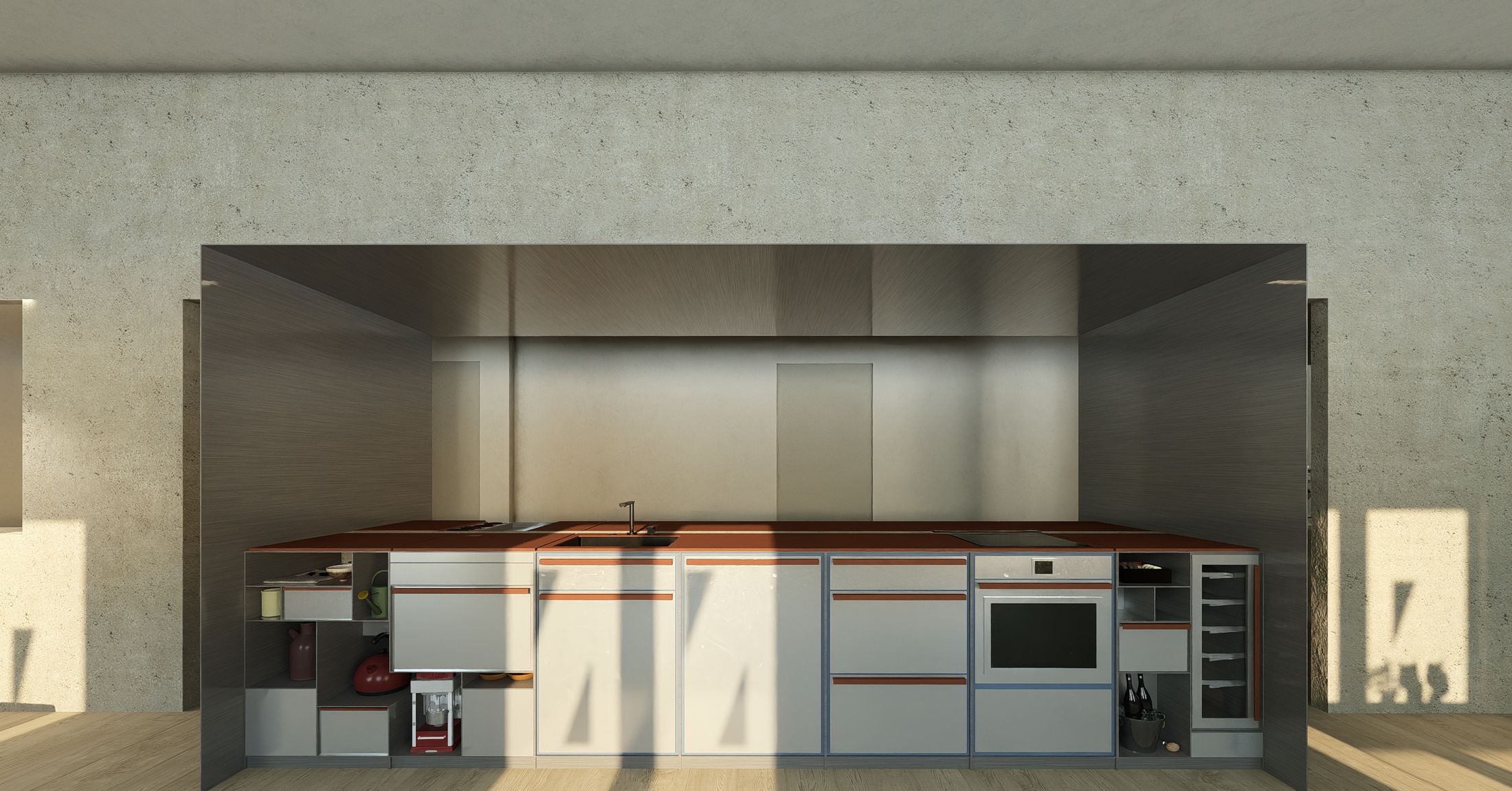 The IE Series — full kitchen configuration