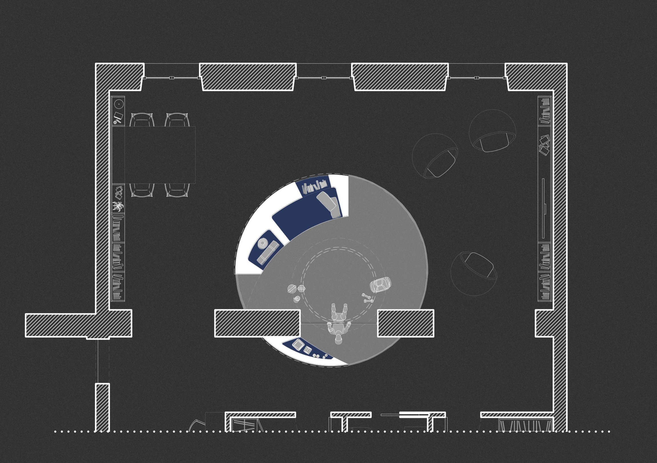 S.P.A.C.E. — plan of the circular module