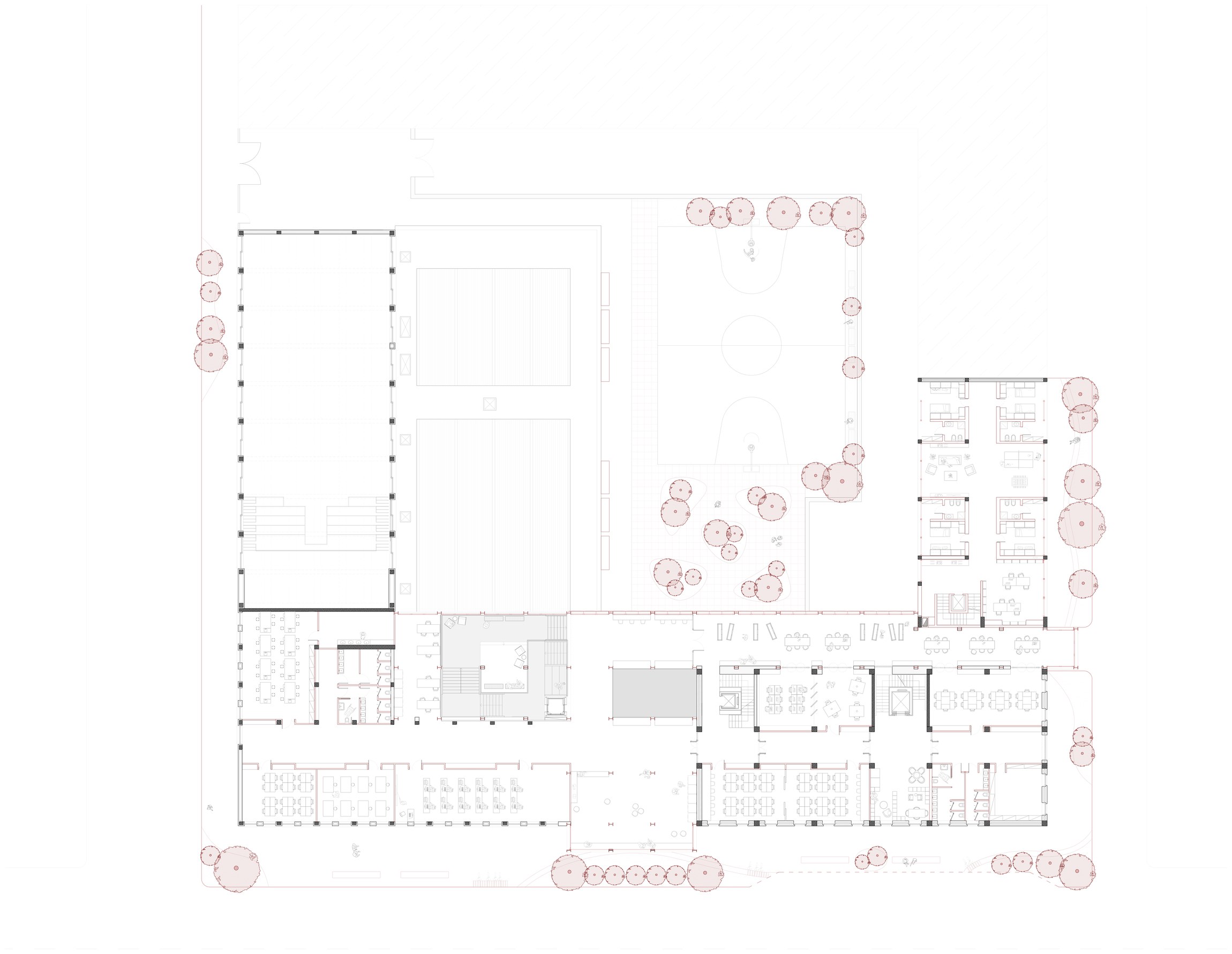 Spina Abitata — ground floor plan